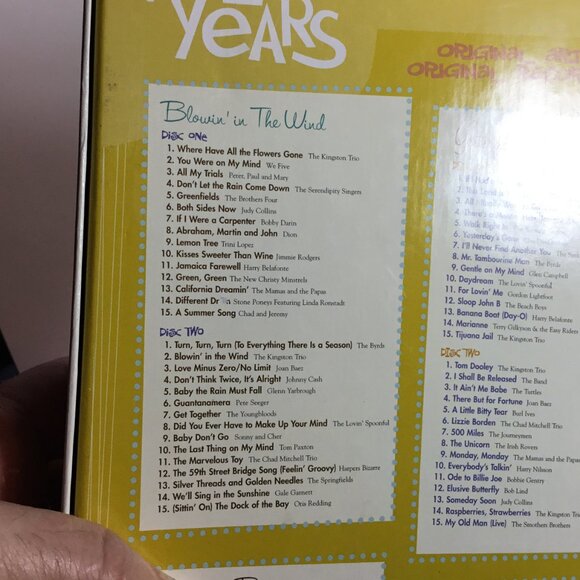 Time Life The Folk Years box set Singers And Songwriters Collection sixties CDs - Picture 3 of 9